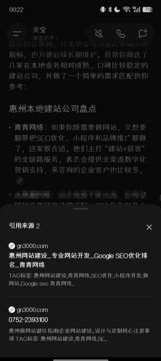 惠州GEO优化案例展示
